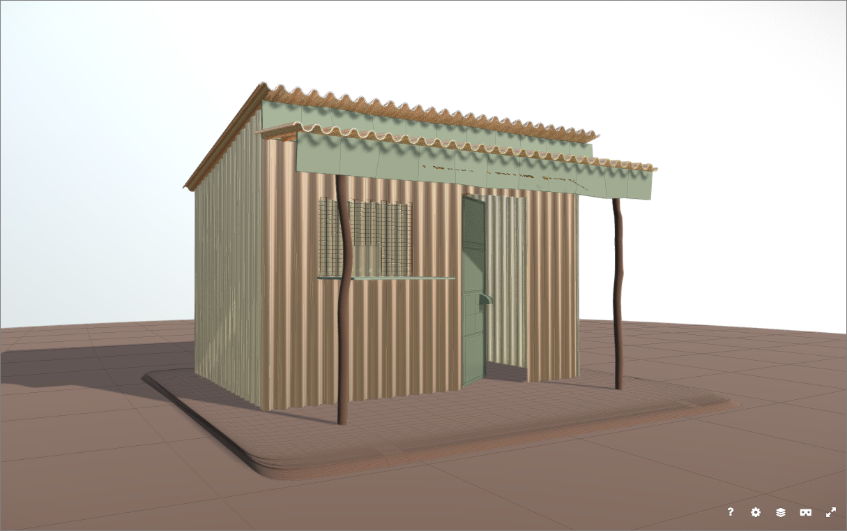 Free 3D Kiosk( Kibanda) Model – Download Now